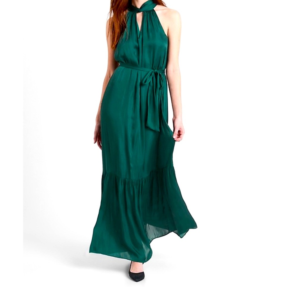 Banana Republic Satin Maxi Dress NWT size 0